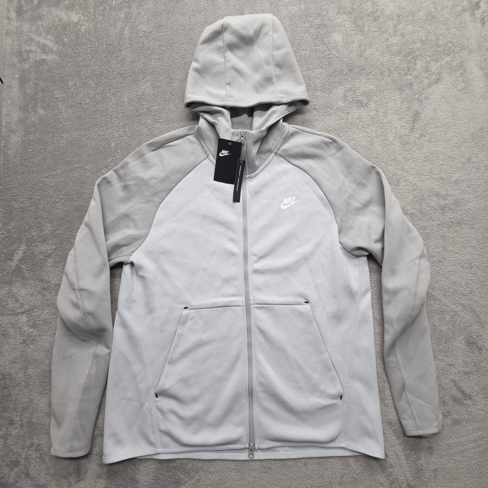 Nike Sportswear Tech Fleece Full-Zip Hoodie Mens Large Gray 928483-043